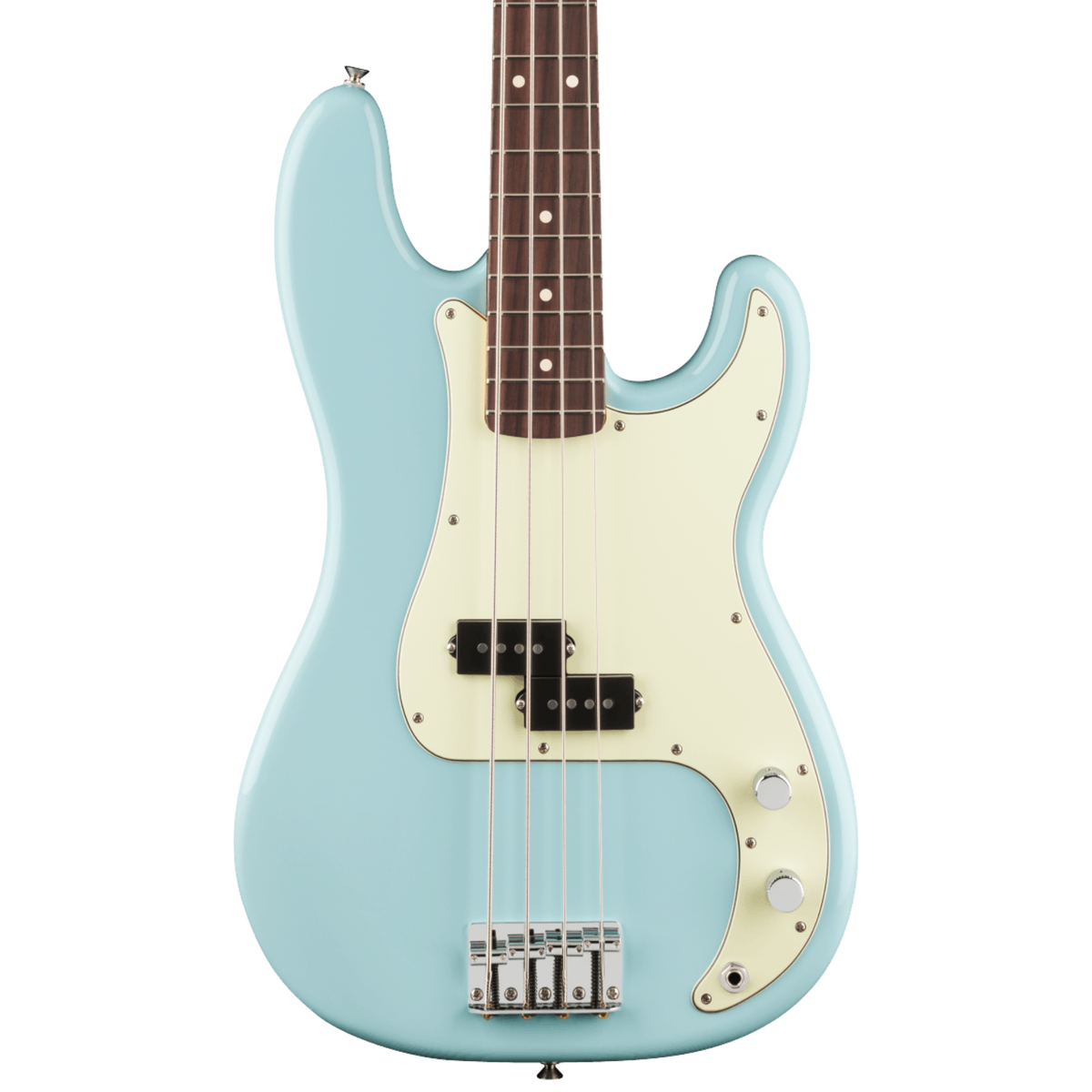 Fender 75th Anniversary Player II Precision Bass Guitar, Daphne Blue