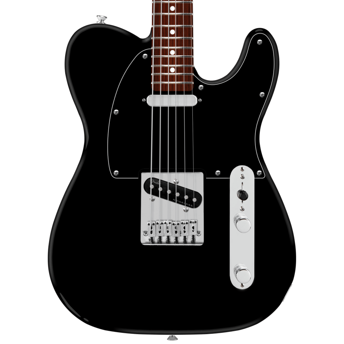 Fender 75th Anniversary Player II Baritone Telecaster Electric Guitar, Black