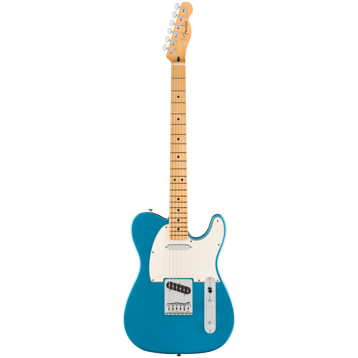 Fender 75th Anniversary Player II Baritone Telecaster Electric Guitar, Lake Placid Blue