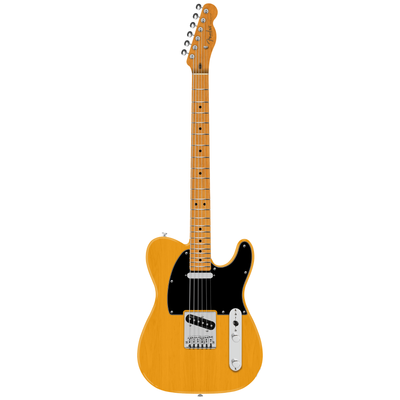 Fender 75th Anniversary Player II Baritone Telecaster Electric Guitar, Butterscotch Blonde