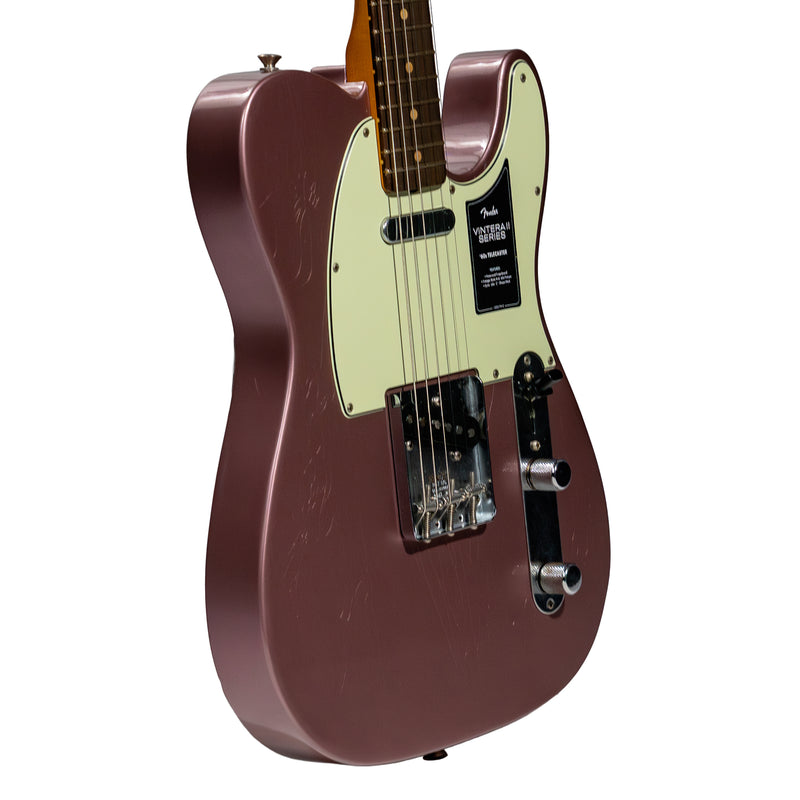 Fender Vintera II Road Worn '60s Telecaster Electric Guitar, Burgundy Mist Metallic