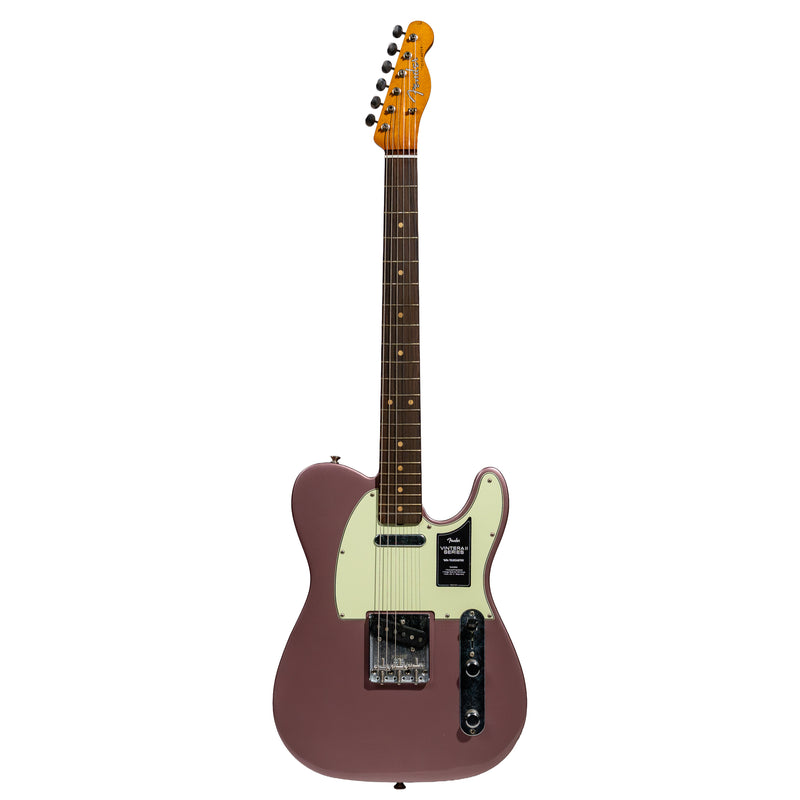 Fender Vintera II Road Worn '60s Telecaster Electric Guitar, Burgundy Mist Metallic