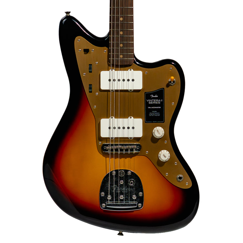 Fender Vintera II Road Worn '50s Jazzmaster Electric Guitar, 3-Color Sunburst