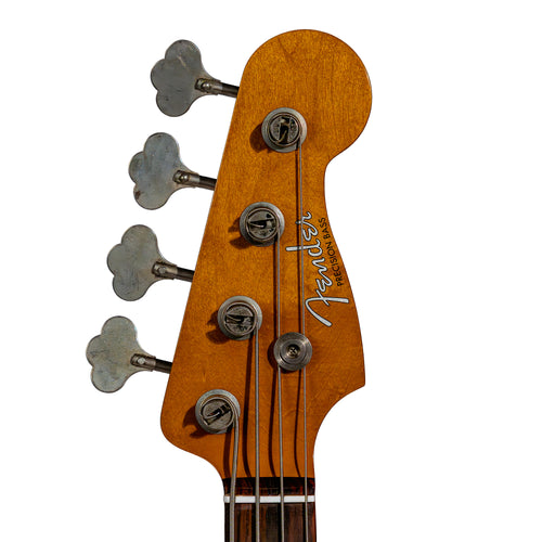 Fender Vintera II Road Worn '60s Precision Bass Guitar, Charcoal Frost Metallic