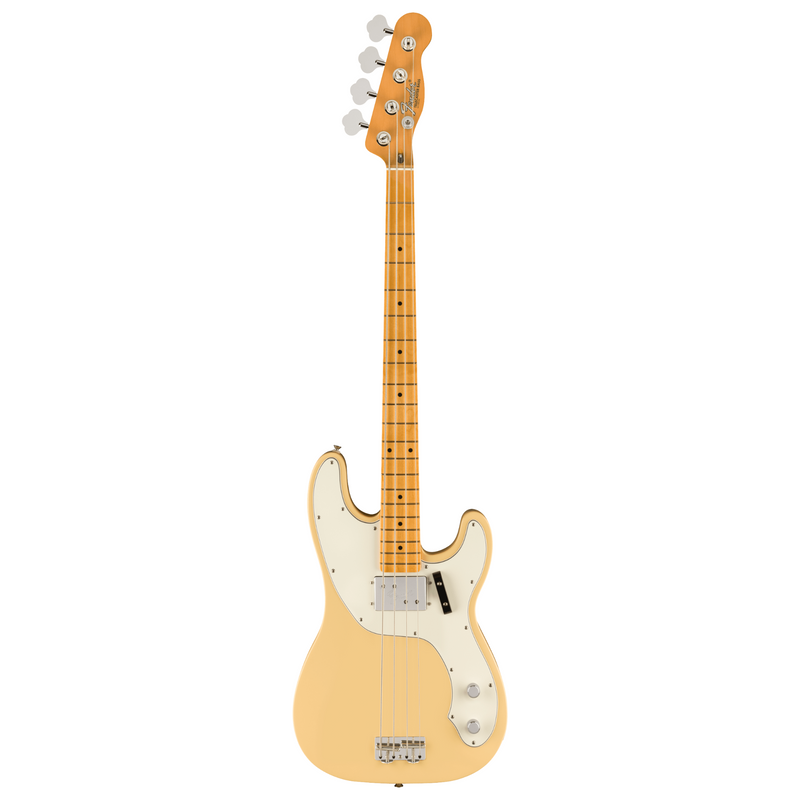 Fender Vintera II ‘70s Telecaster Bass Guitar, Maple Fingerboard, Vintage White