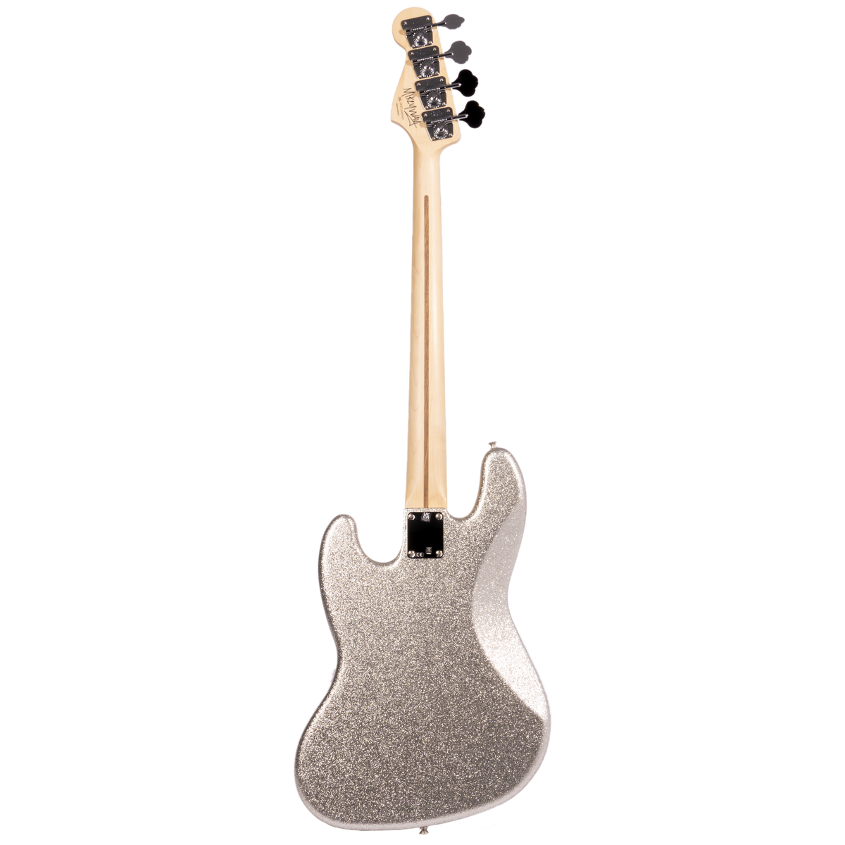 Fender Limited Edition Mikey Way Jazz Bass Guitar, Maple Fingerboard, Silver Sparkle