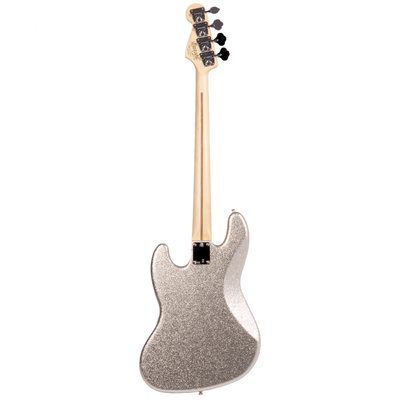 Fender Limited Edition Mikey Way Jazz Bass Guitar, Maple Fingerboard, Silver Sparkle