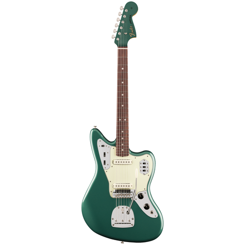 Fender Vintera III Mid '60s Jaguar Electric Guitar, Sherwood Green Metallic