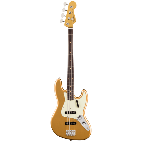 Fender Vintera III Early '60s Jazz Bass Guitar, Rosewood Fingerboard, Aztec Gold