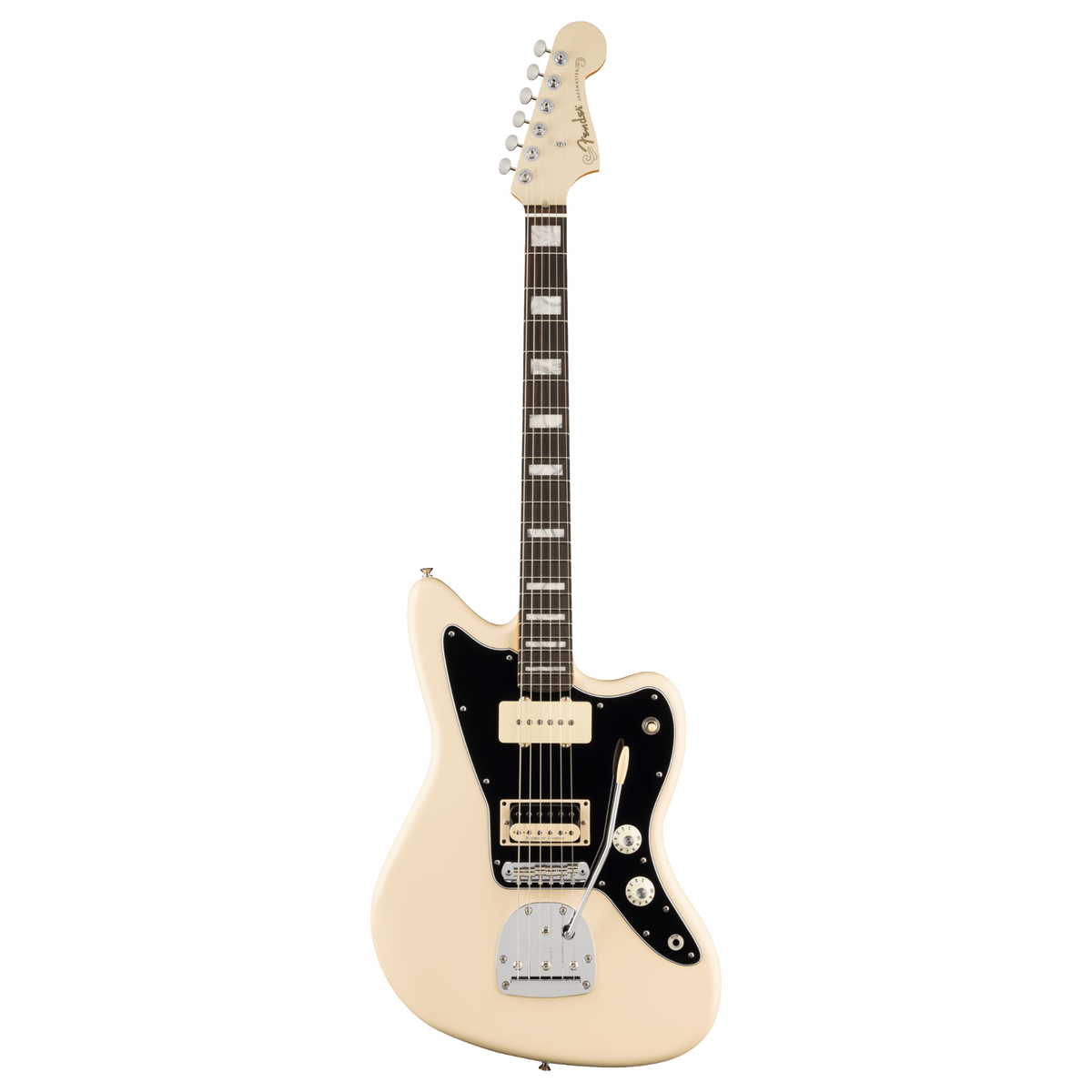 Fender Kim Gordon Jazzmaster Electric Guitar, Rosewood Fingerboard, Olympic White