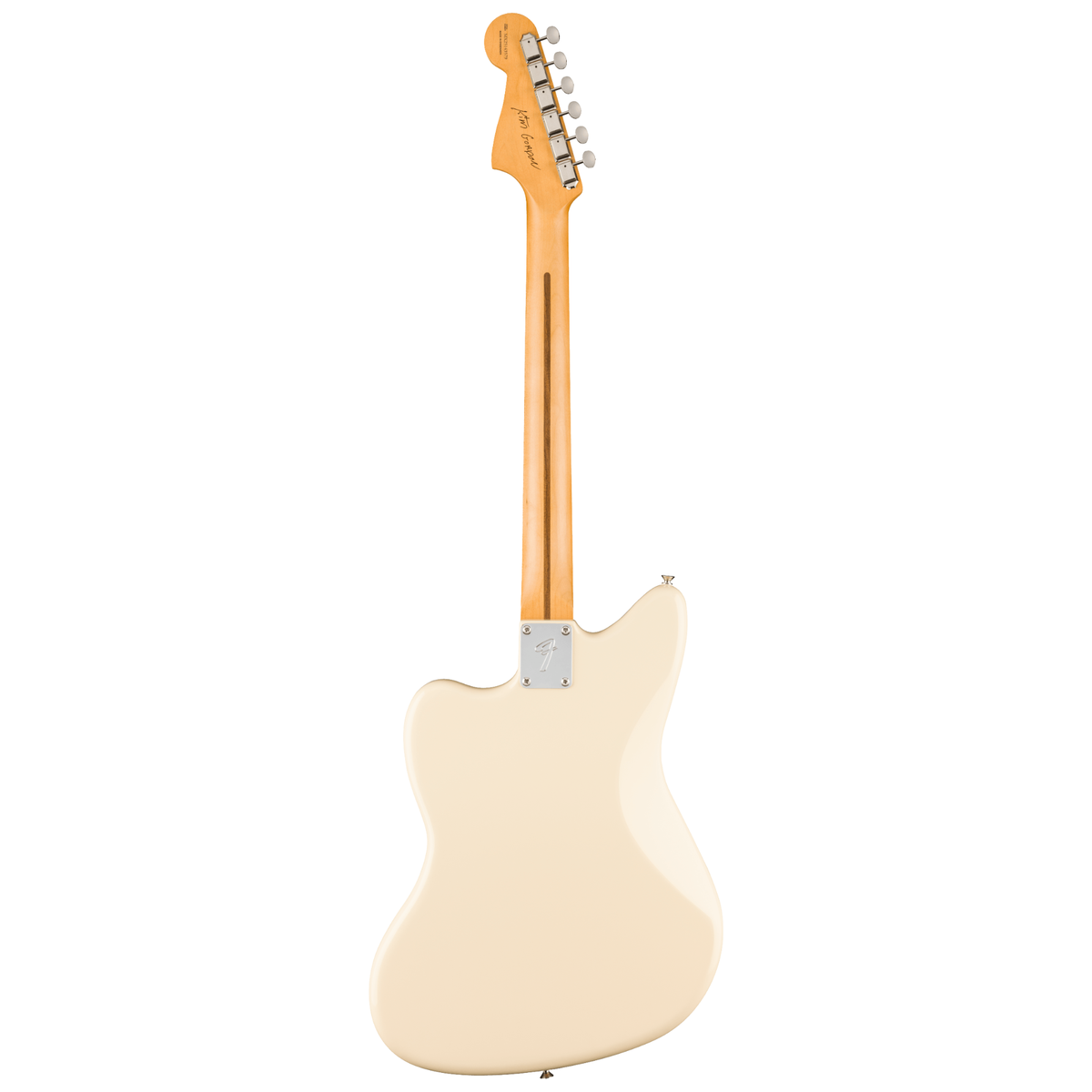 Fender Kim Gordon Jazzmaster Electric Guitar, Rosewood Fingerboard, Olympic White