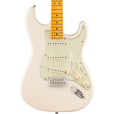 Fender LTD American Professional Classic Stratocaster Electric Guitar w/ Fender Silent System, Olympic White