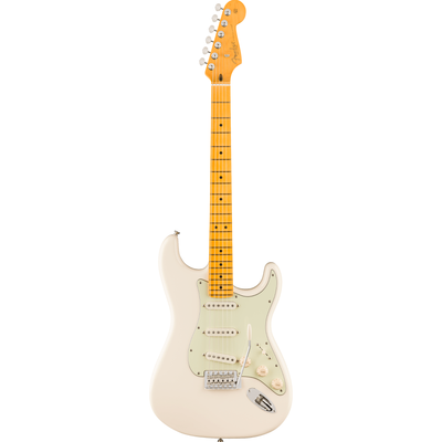 Fender LTD American Professional Classic Stratocaster Electric Guitar w/ Fender Silent System, Olympic White