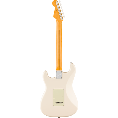 Fender LTD American Professional Classic Stratocaster Electric Guitar w/ Fender Silent System, Olympic White