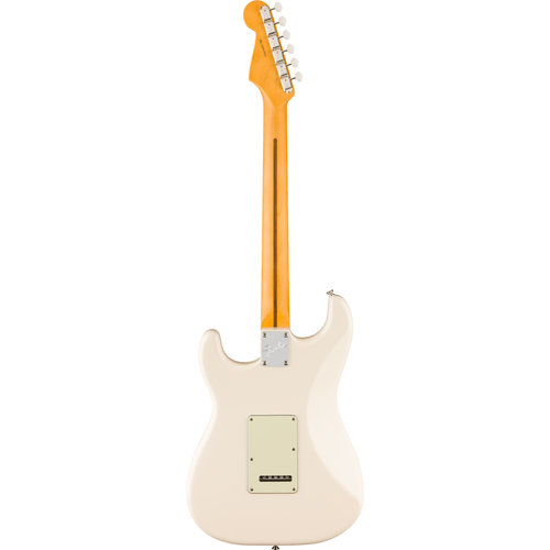 Fender LTD American Professional Classic Stratocaster Electric Guitar w/ Fender Silent System, Olympic White