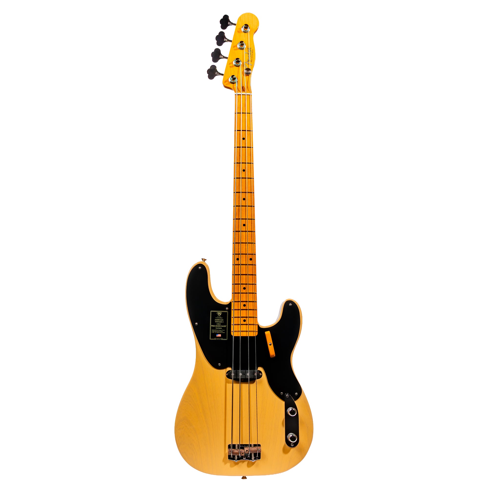 Fender 75th Anniversary American Vintage II Precision Bass, Blonde