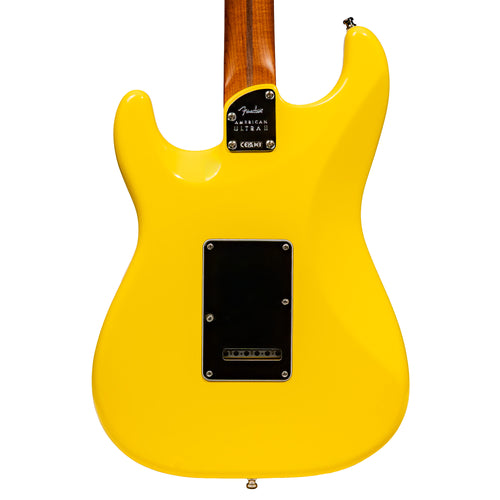 Fender Limited Edition American Ultra II Stratocaster HSS Electric Guitar, Graffiti Yellow