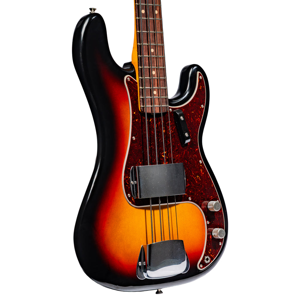 Fender James Jamerson 1962 Precision Bass Guitar, 3-Tone Sunburst