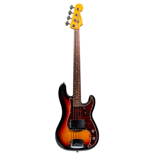 Fender James Jamerson 1962 Precision Bass Guitar, 3-Color Sunburst