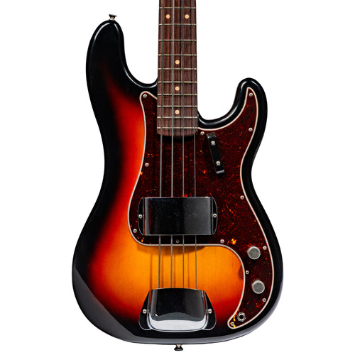 Fender James Jamerson 1962 Precision Bass Guitar, 3-Color Sunburst