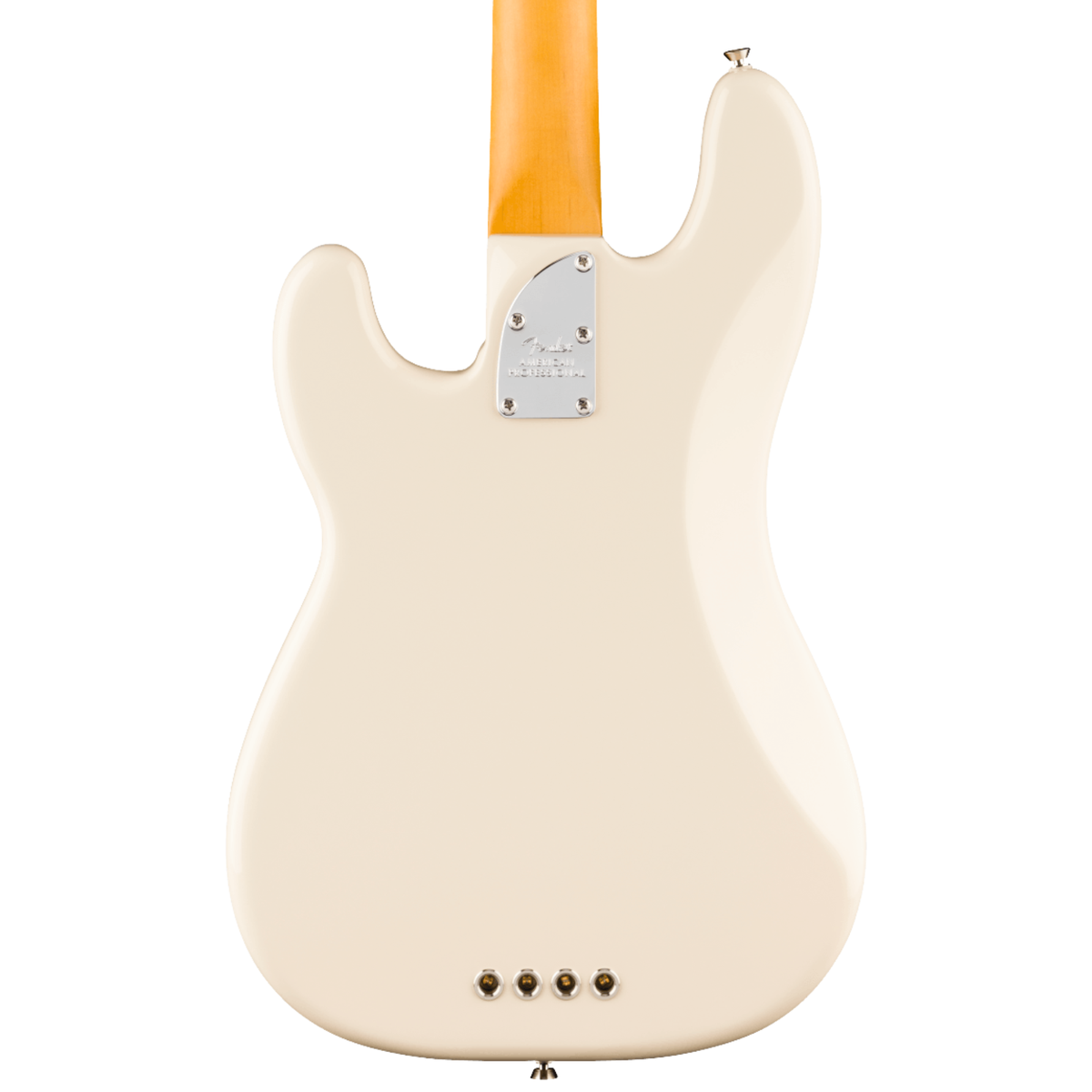 Fender American Professional Precision Bass, Maple Fingerboard, Olympic White