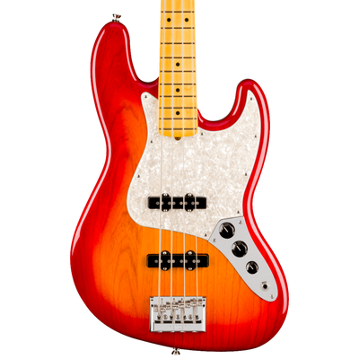 Fender American Professional Jazz Bass, Maple Fingerboard, Aged Cherry Burst