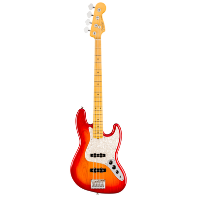 Fender American Professional Jazz Bass, Maple Fingerboard, Aged Cherry Burst