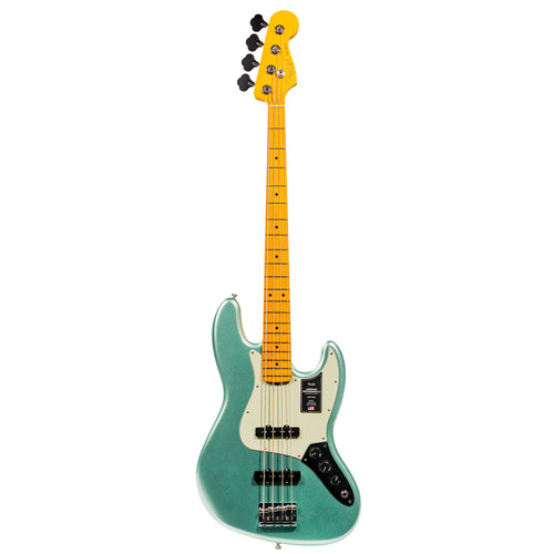 Fender American Professional II Jazz Bass Guitar, Maple, Mystic Surf G