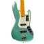 Fender American Professional II Jazz Bass Guitar, Maple, Mystic Surf Green
