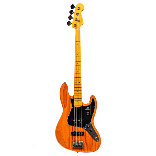 Fender American Professional II Jazz Bass Guitar, Maple Fingerboard, Roasted Pine