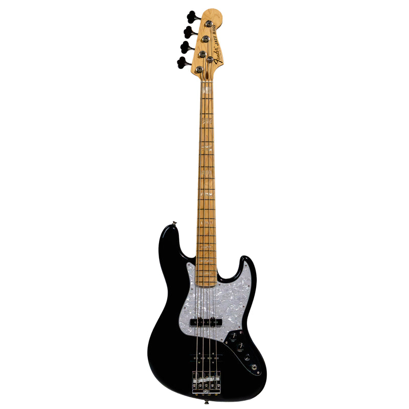 Fender U.S. Geddy Lee Jazz Bass Guitar, Black