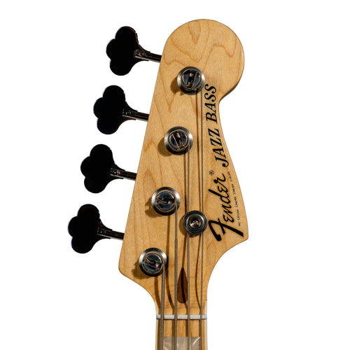 Fender U.S. Geddy Lee Jazz Bass Guitar, Black