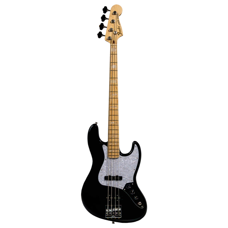 Fender U.S. Geddy Lee Jazz Bass Guitar, Black