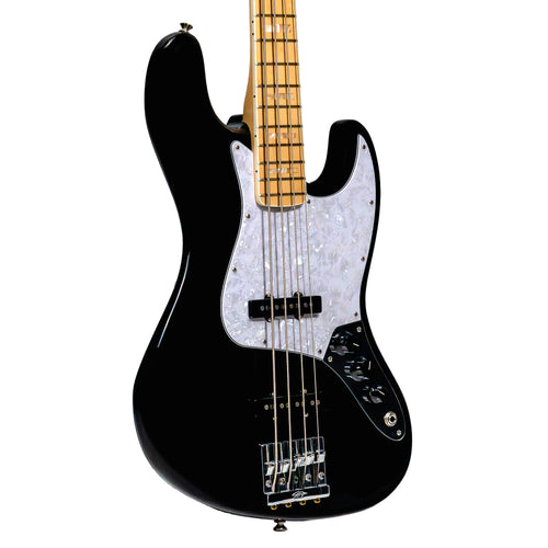 Fender U.S. Geddy Lee Jazz Bass Guitar, Black