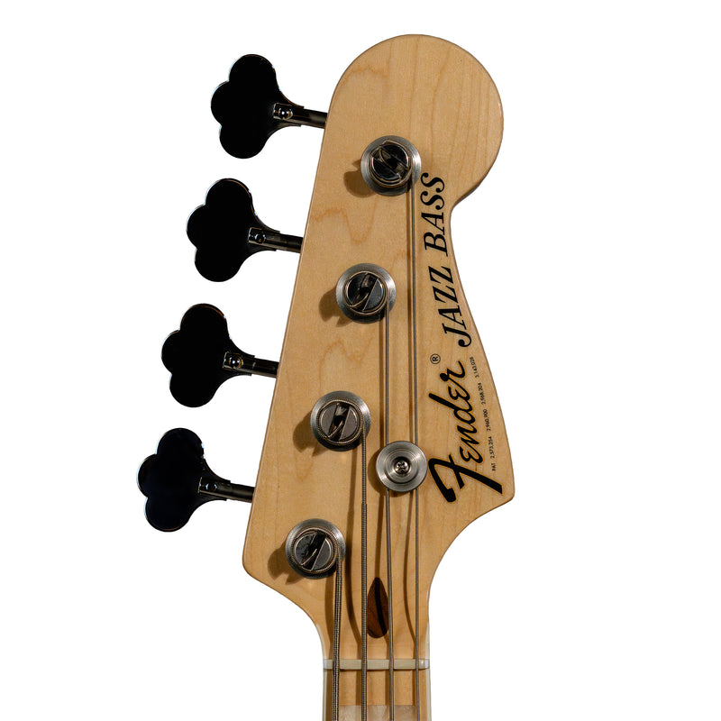 Fender U.S. Geddy Lee Jazz Bass Guitar, Black