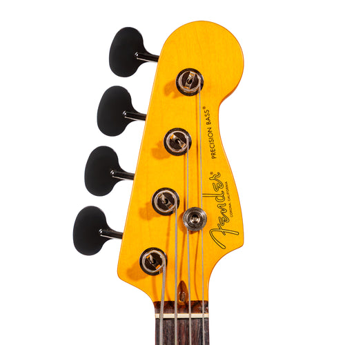 Fender American Professional Classic Precision Bass Guitar, Faded Sherwood Green Metallic