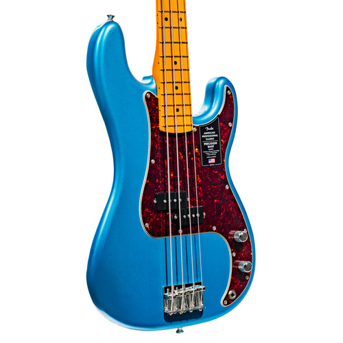 Fender American Professional Classic Precision Bass Guitar, Faded Lake Placid Blue