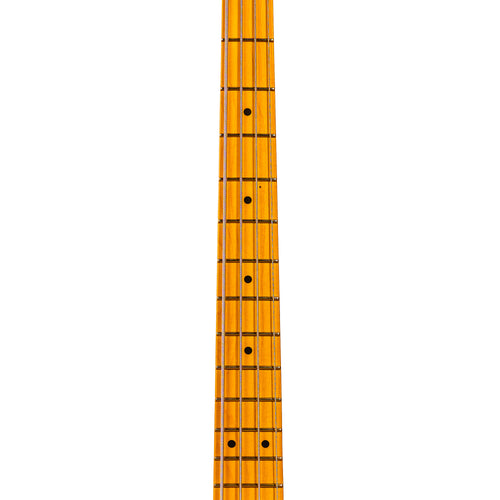 Fender American Professional Classic Mustang Bass Guitar, Faded Dakota Red