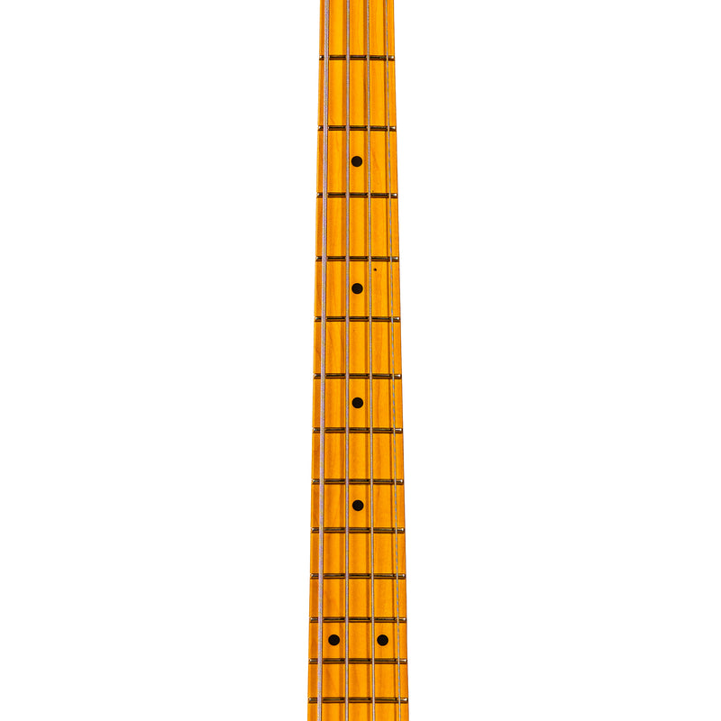 Fender American Professional Classic Mustang Bass Guitar, Faded Dakota Red