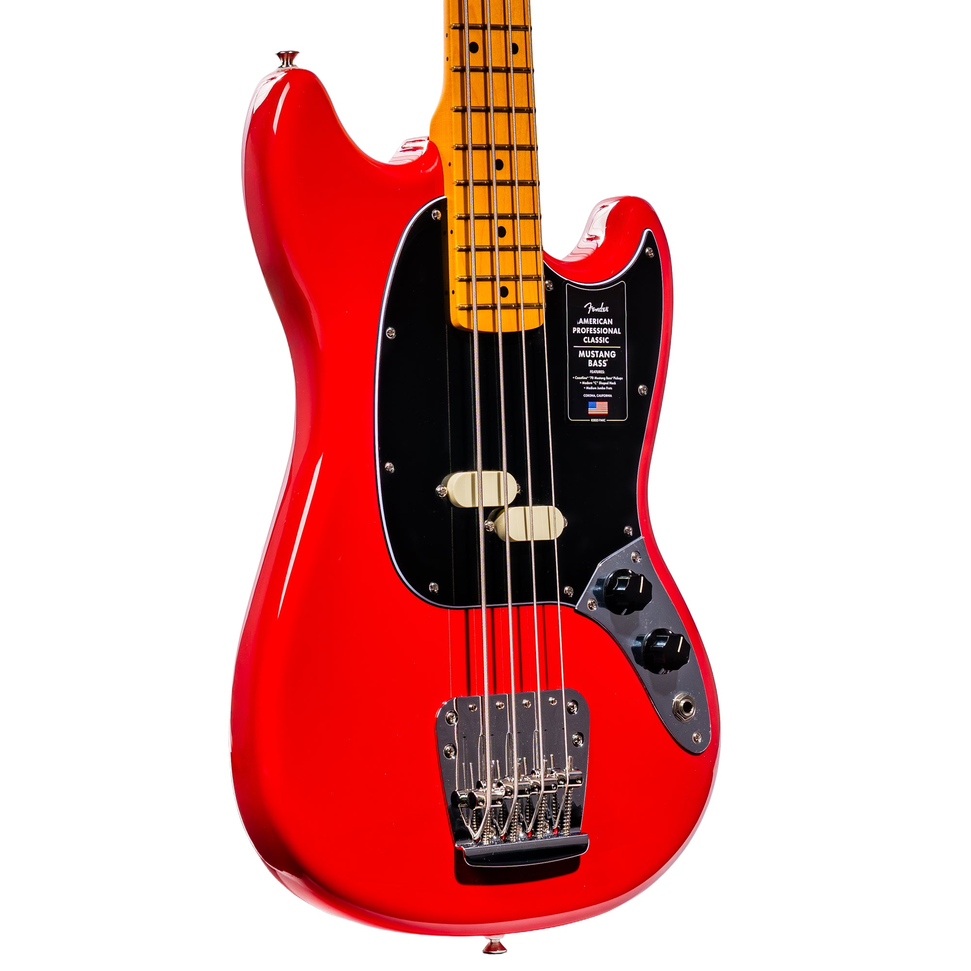 Fender American Professional Classic Mustang Bass Guitar, Dakota
