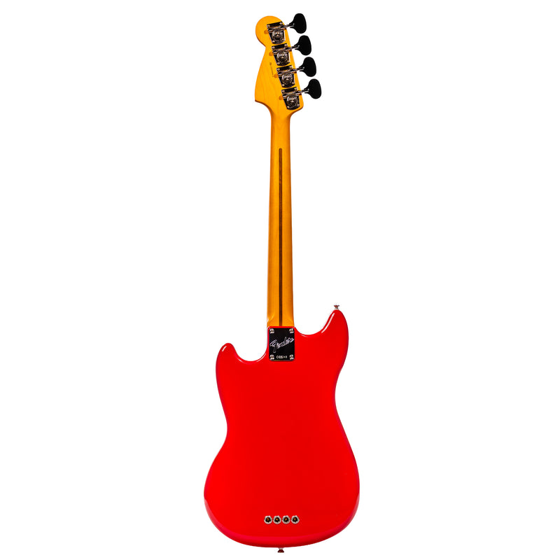 Fender American Professional Classic Mustang Bass Guitar, Faded Dakota Red