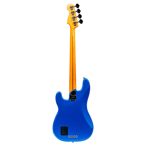 Fender American Ultra II Precision Bass Guitar, Ebony Fingerboard, Noble Blue