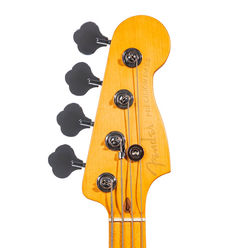 Fender American Ultra II Precision Bass Guitar, Maple Fingerboard, Avalanche