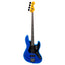 Fender American Ultra II Jazz Bass Guitar, Ebony Fingerboard, Noble Blue