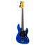 Fender American Ultra II Jazz Bass Guitar, Ebony Fingerboard, Noble Blue