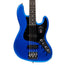 Fender American Ultra II Jazz Bass Guitar, Ebony Fingerboard, Noble Blue