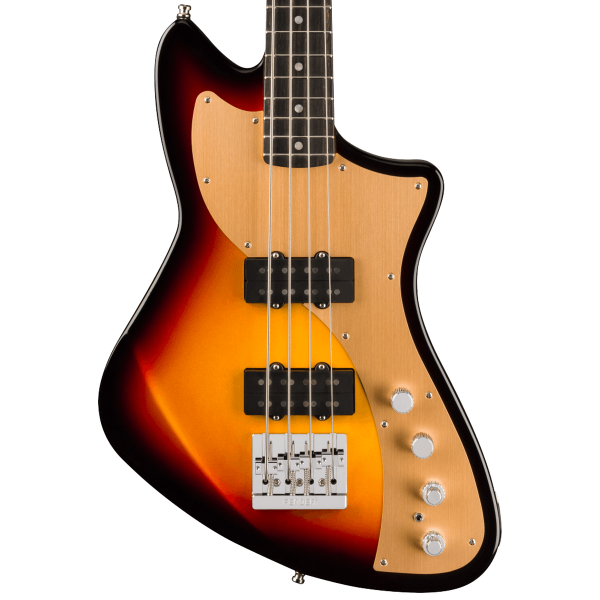 Fender American Ultra II Meteora Bass Guitar, Ebony Fingerboard, Ultraburst