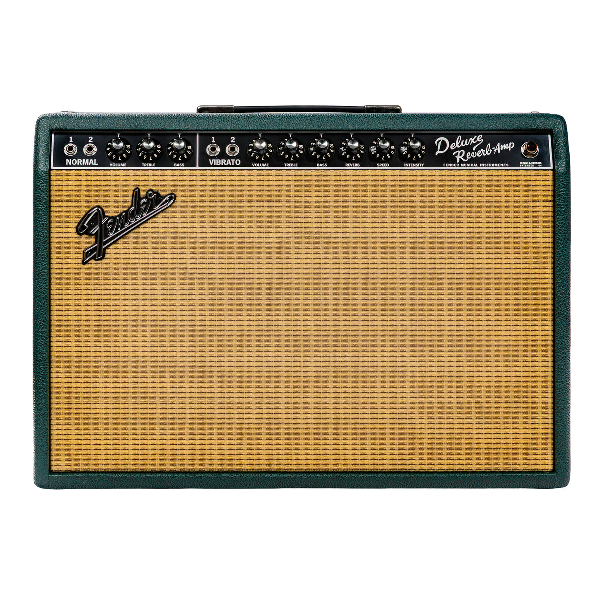 Fender FSR '65 Deluxe Reverb Guitar Combo Amplifier, British Racing Green