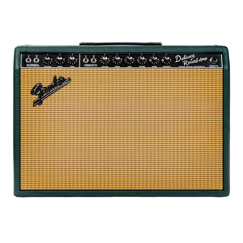 Fender FSR '65 Deluxe Reverb Guitar Amplifier, British Racing Green