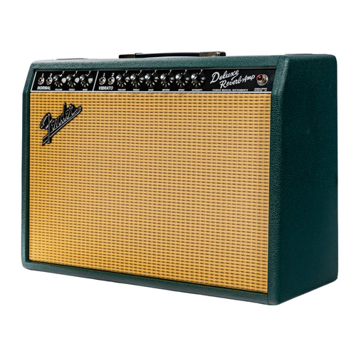 Fender FSR '65 Deluxe Reverb Guitar Combo Amplifier, British Racing Green